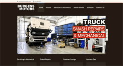 Desktop Screenshot of burgessmotors.com.au